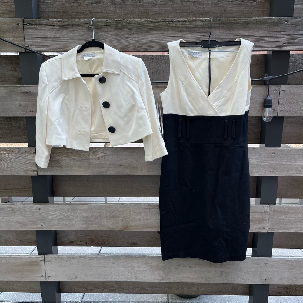 Kay Unger Dress Suit with jacket & belt